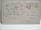 1910 POSTCARD I HOPE TO RUN ACROSS YOU SOON, CAR RUNNING OVER MAN — photo 2
