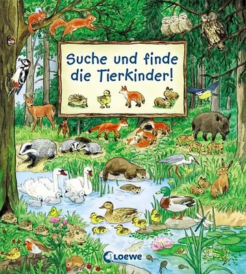 Suche und finde die Tierkinder!