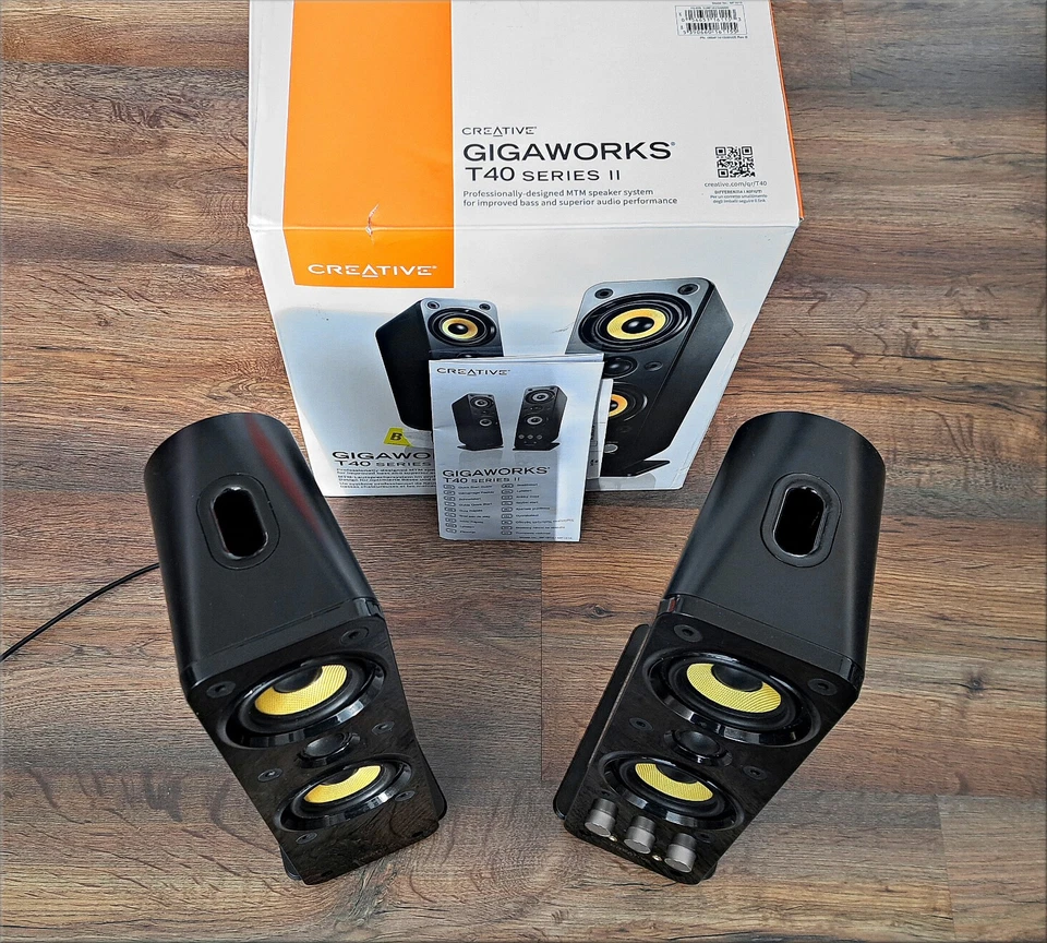 Creative GigaWorks T 40, Series II, PC-Lautsprecher, schwarz - Bild 2 von 4