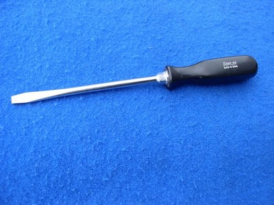 SnapOn SSD6 USA Schraubendreher 10'' Flat Slotted Screwdriver Black Handle