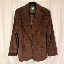 Vintage Harv Benard Brown Corduroy Blazer Size 14