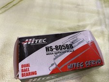 Hitec HS-805BB Mega 1/4 Scale Servo, Hitec/JR/Z, Dual Ball Bearing, 343ozin 6.0V