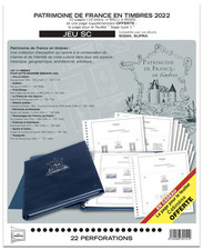 Jeu France SC Patrimoine de France en timbres 2022