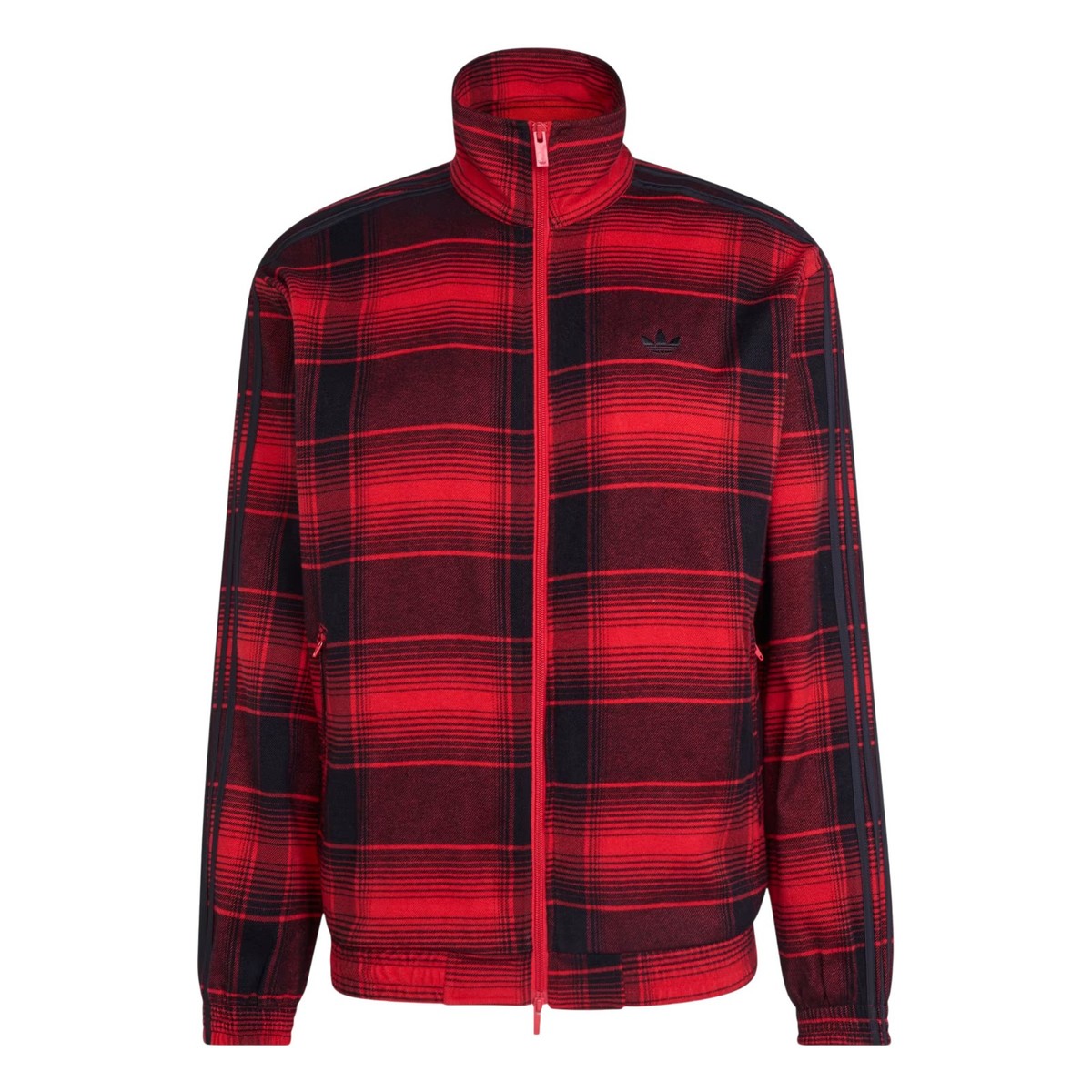 Adidas Originals Better Scarlet Tartan Firebird Loose Fit Track