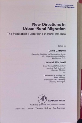 New Directions in Urban/Rural Migration: Population Turnaround in Rural America.