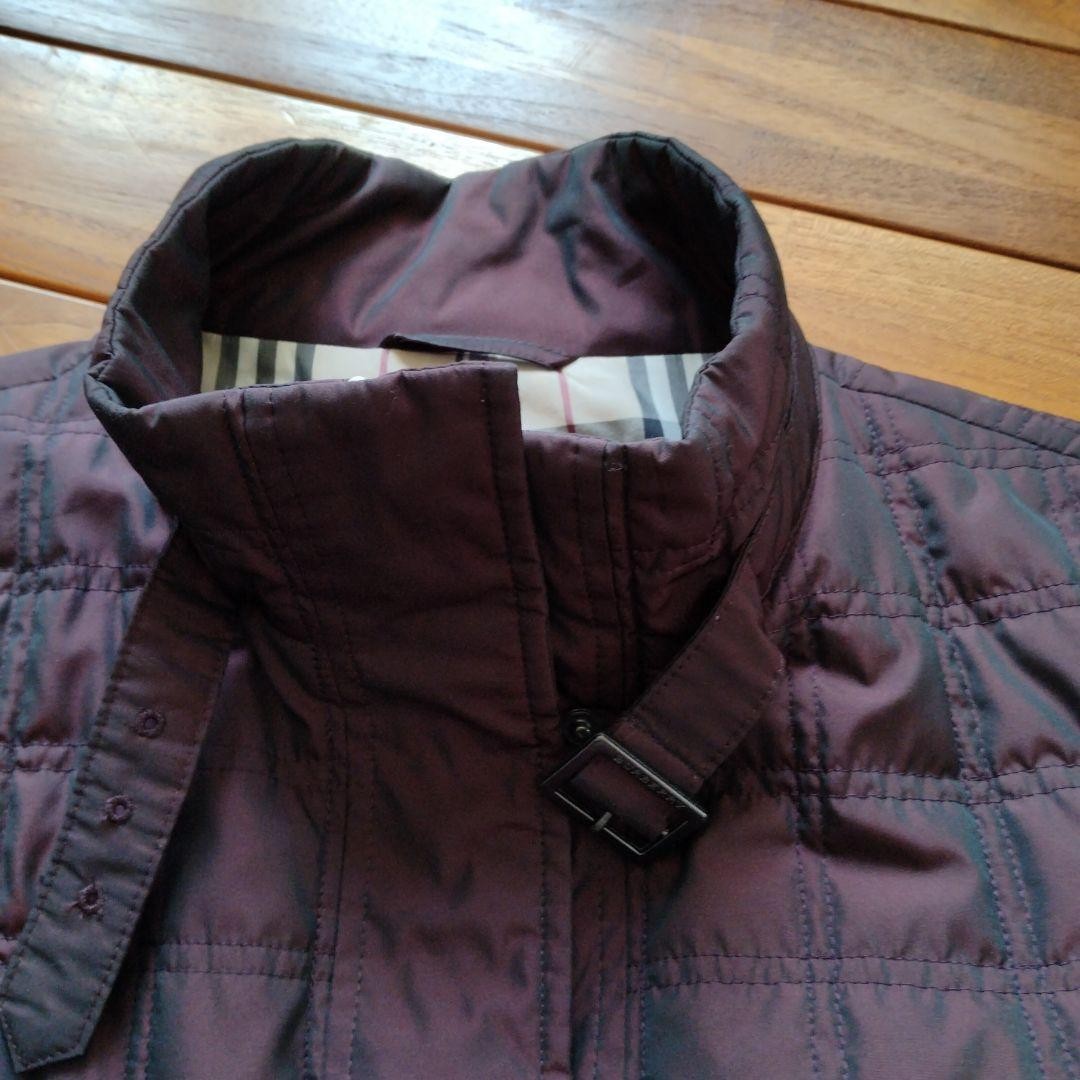 Rare Burberry London Down Coat US Size S Padded Quilted Black Women Authentic image 6