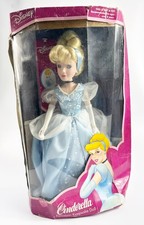 Vintage Disney Princess Cinderella Porcelain Keepsake Doll 2002 Brass Key
