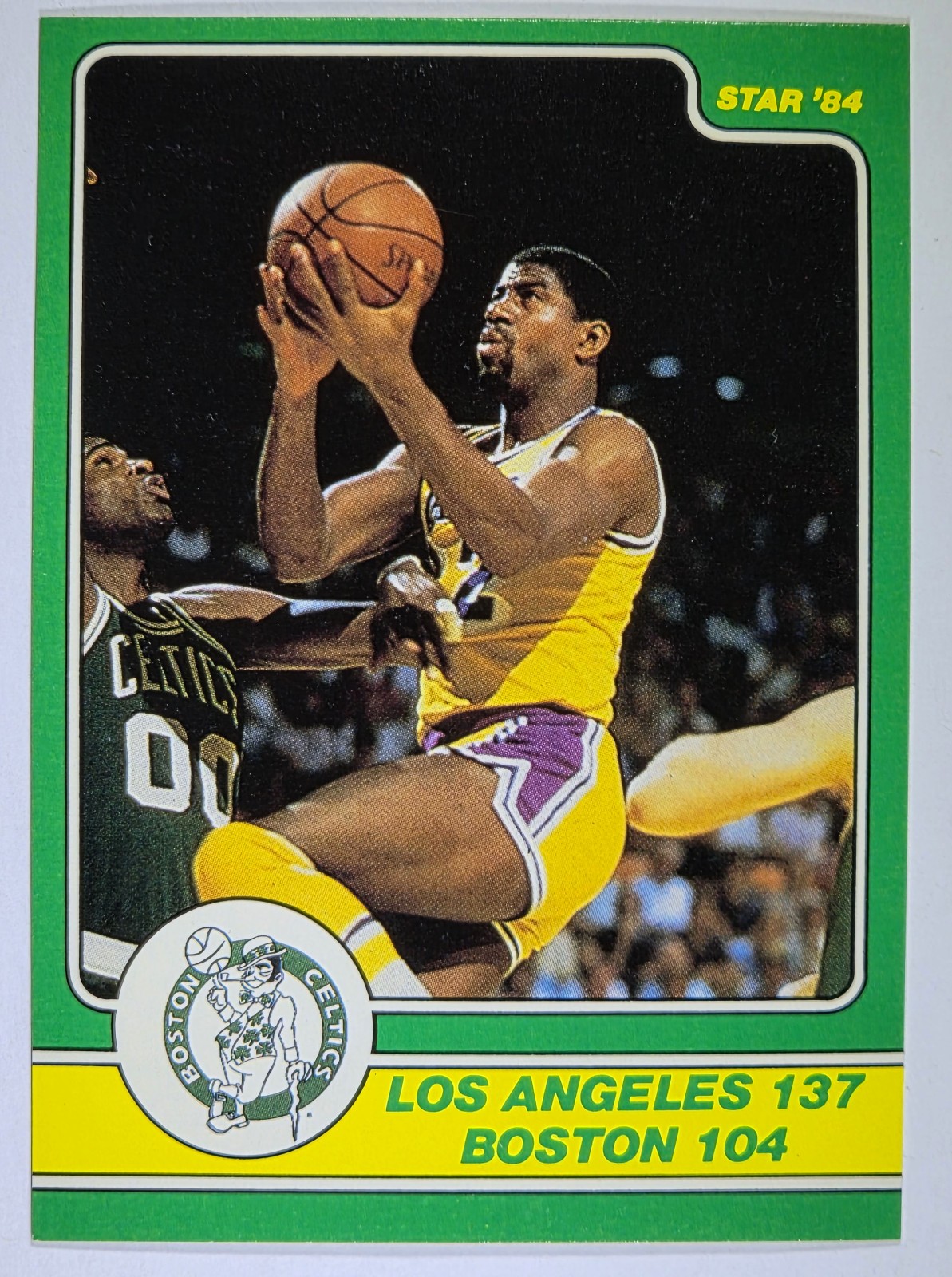 1984 Star Celtics Champs #10 Magic Johnson Robert Parish