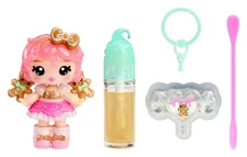 Holiday Lip Gloss Doll - DIY Kit with Keychain, Cosmetic Play, Ages 4+
