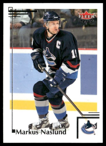 2012 Fleer Retro Markus Naslund #9 card