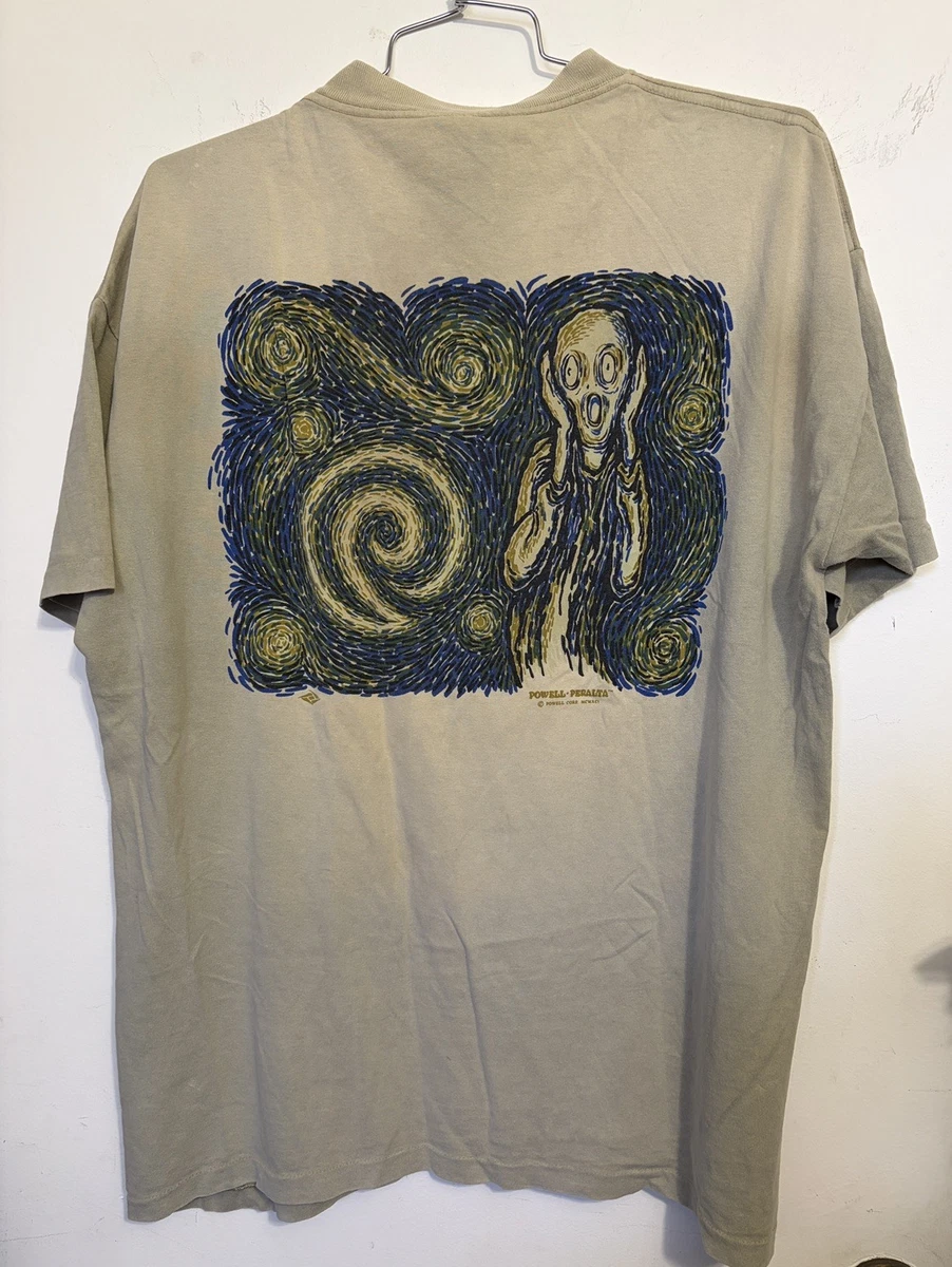Powell Peralta Short Sleeve Regular Size Vintage T-Shirts for Men