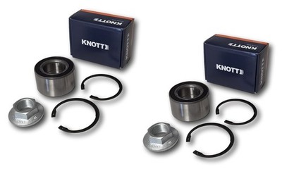 2x Original KNOTT Kompaktlager Radlager Schrägkugellager Set 34x64x37mm - 47305V