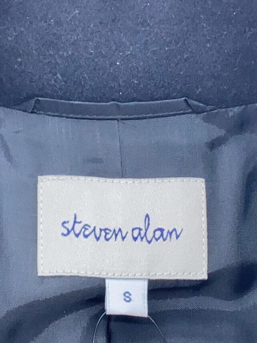 ALTRA Steven Alan altro cappotto lana BLK tinta unita 8225 260 0024