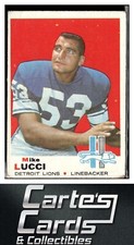 Mike Lucci 1969 Topps #167  Detroit Lions