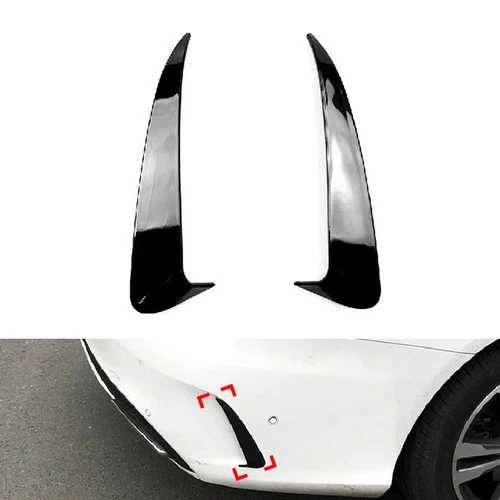 Parachoques trasero aletas para Mercedes Benz W205 C43 C63 AMG Carbon Aero Flaps - Imagen 8 de 16