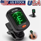 Lcd Clip On Chromatic Acoustic Electric Guitar Bass- Ukulele Banjo Violin Tuner