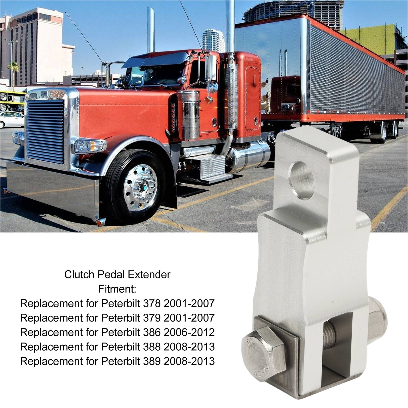 Car Auto 2 Inch Clutch Pedal Extender Rugged WearResistant High