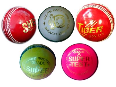 MB Malik Cricket Leather Hard Ball Brand New
