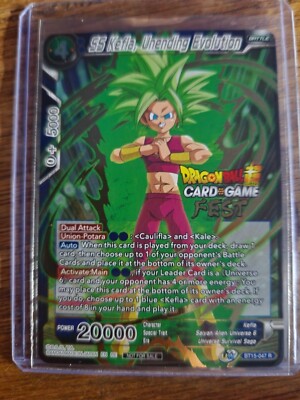 Dragon Ball Super Card Game Fest Gold Stamp Promo SS Kefla Unending  Evolution | eBay