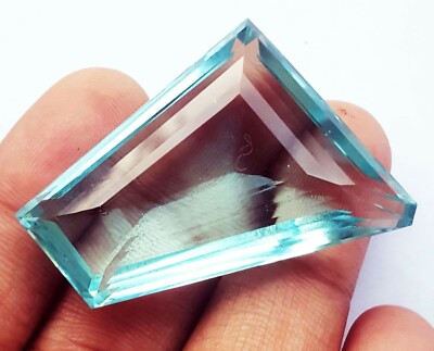 Aquamarin Fancy Cut 90-95 Ct Zertifiziert Lose Edelstein