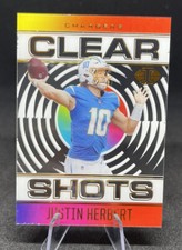2021 Panini Illusions Football Clear Shots JUSTIN HERBERT Chargers NFL