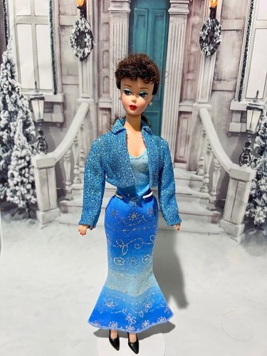 Barbie 2001 Yacht Club Holiday Blue Gown +Jacket