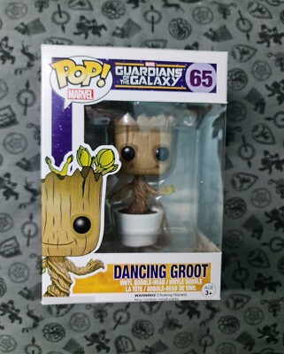 Funko Pop  - Dancing Groot  65 - Guardians of the Galaxy - Marvel  -Disney 
