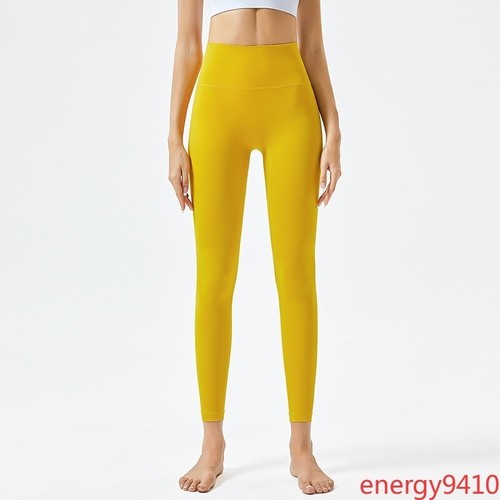 Damen Leggings butterweiche Yogahose Gym Fitness ohne Frontnaht hoher Bund - Bild 27 von 40