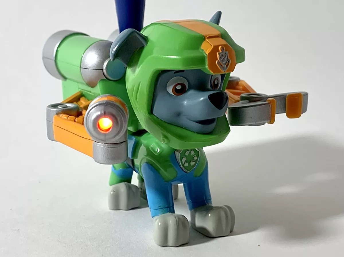 Paw Patrol Sea Patrol Light Up Rocky with Pup Pack Figure VHTF