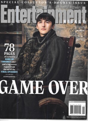 Entertainment Weekly Game Of Thrones #9/16 Game Over Isaac Wright Bran Stark