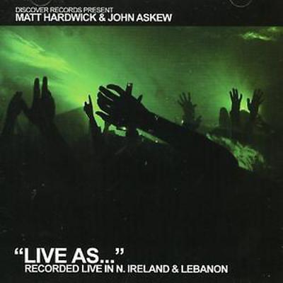 Live As - Recorded in N. Ireland/lebanon - Matt Hardwick and John Askew - CD
