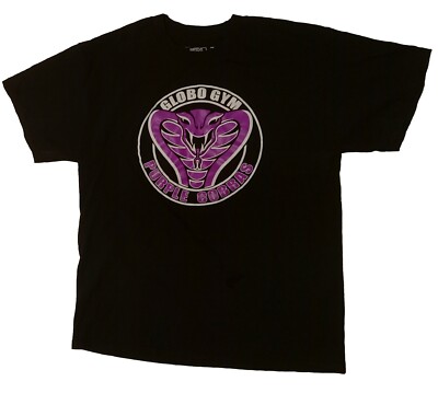 Dodgeball Globo Gym Purple Cobras Large Shirt Rare OOP