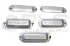 LOT OF 5 NEW APPLETON 3/4" CONDUIT COVER