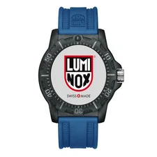 23mm Genuine LUMINOX Rubber Strap Blue Diver Watch Band EVO Navy Seal Brush