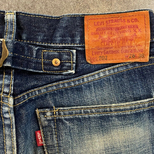 Japan Made Levi's 702 XX Straight Denim Pants in Blue W28 Japan Made Levi's 702 XX Straight Denim Pants in Blue W28