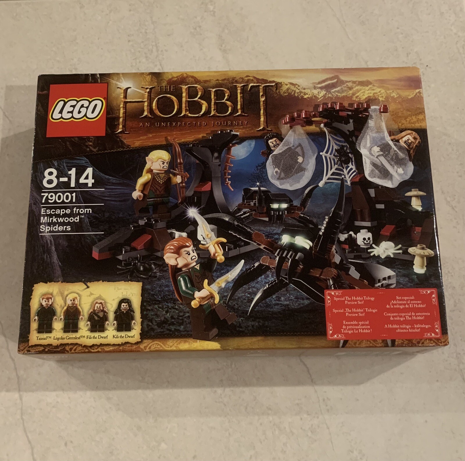 LEGO The Hobbit: Escape from Mirkwood Spiders (79001) for sale online ...