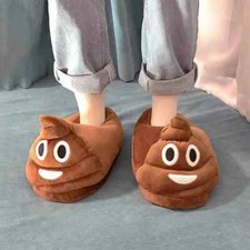 Man Women Slipper Prankish Cartoon Indoor Thickening Warm Plush Slippers Winter