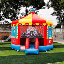 Profi Hüpfburg Zirkuszelt IN1-036 – 5x5x5m – inkl. Gebläse – neu