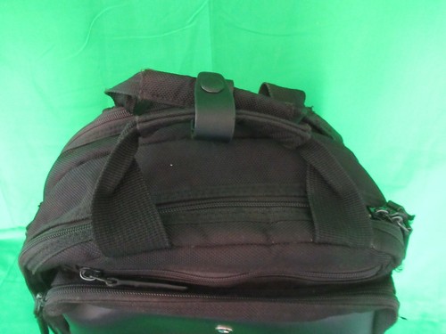 Genuine BMW RN 106220 Ballistic Nylon Backpack Black Nice Condition - Foto 6 di 13