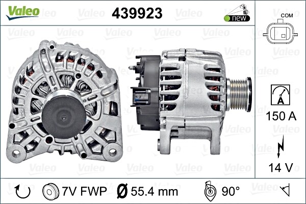 VALEO Alternator For RENAULT NISSAN Espace V Grand Scenic IV 