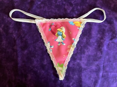 Womens MAMA SMURF String Thing Lingerie Panty Underwear