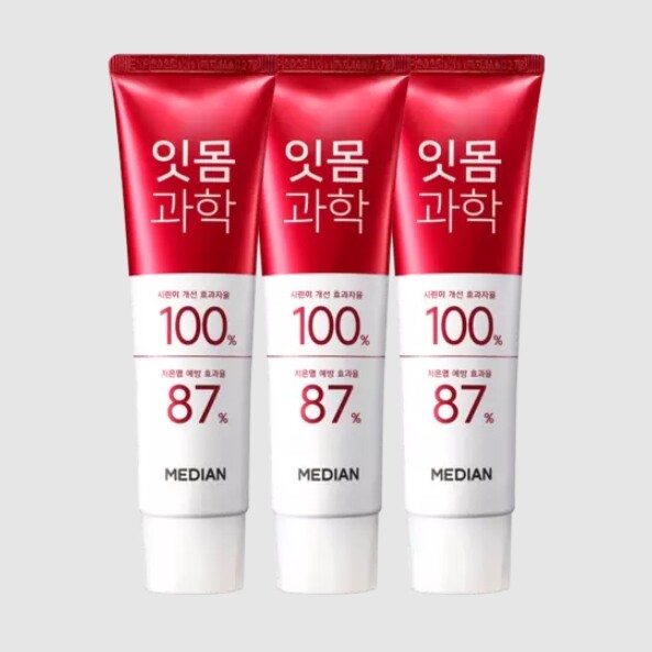 MEDIAN Gum Science Toothpaste 120g Strong Mint RED Clean Mint BLUE Amore Brand