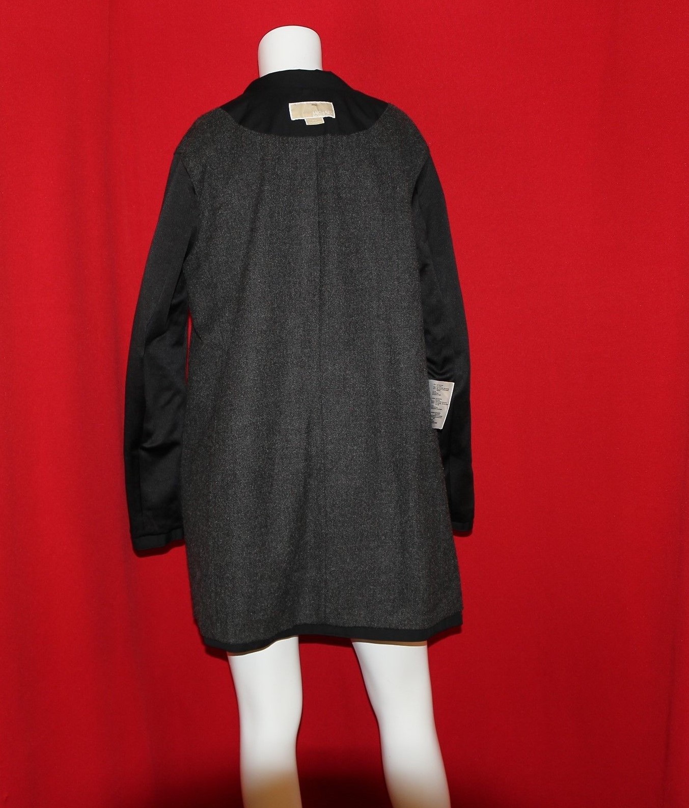 MICHAEL KORS Black Solid Chrome Clips Women Trenc… - image 11