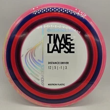 Axiom Discs Simon Line Neutron Time-Lapse Chartreuse Custom Dye/Pink Rim 174g