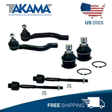 6 Pcs Front Suspension Kit for NS Rogue Ball Joints tie rod ends