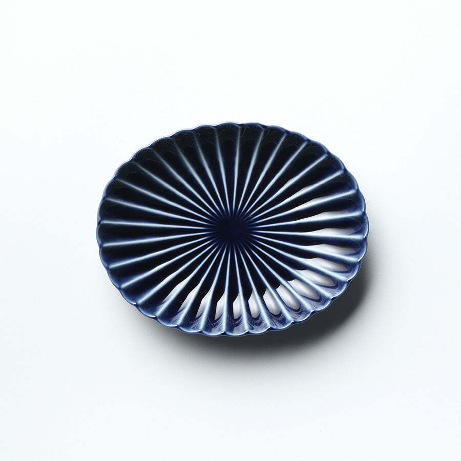 KANEKO KOHYO Giyaman Oval Plate Brown 18cm Japanese Ceramic