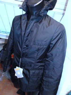 ASPESI COLLECTION DAUNENJACKE S-46 315,00 KARTELL. KAPUZE BLAU