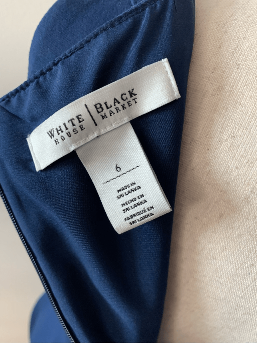 White House black market blue work dress size 6 | eBay White House black market blue work dress size 6 | eBay