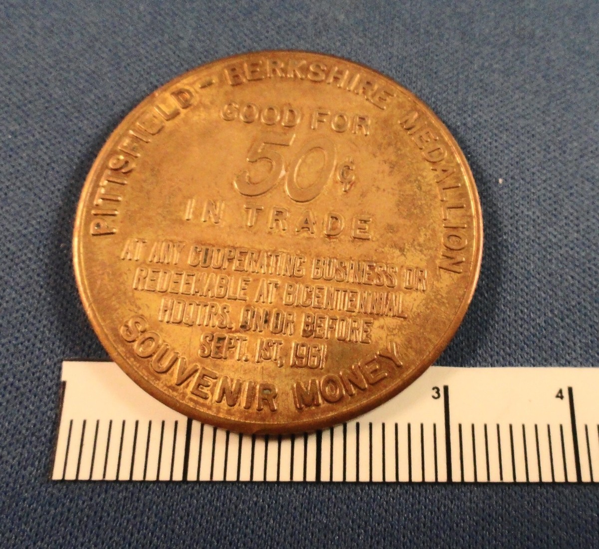 Coin - Medallion - 1761 1961 Pittsfield Berkshire Bicentennial 50