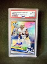 2023 Bowman University Chrome - JOE ALT Autograph Refractor #111 RC 392/499